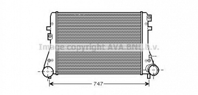 AVA QUALITY COOLING vw4306 -  Интеркулер